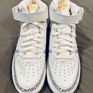 Nike Air Force 1 Mid “Chinese Basketball” Canada Shoes 2009 Nike Air Max 90 2007 (Kids) White China